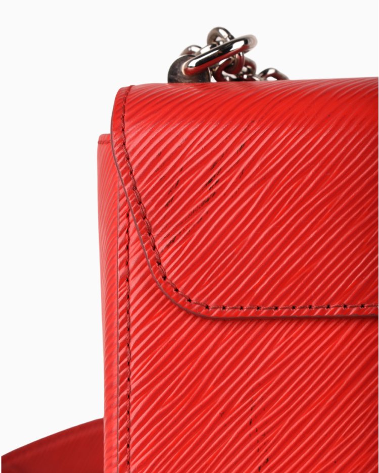 Bolsa Louis Vuitton Original Coquelicot Epi Twist MM feminina
